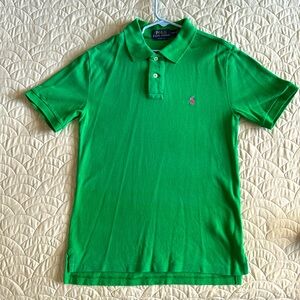 Boy’s Polo Shirt in green. Size M (10-12) Used twice. Original price $49.50.